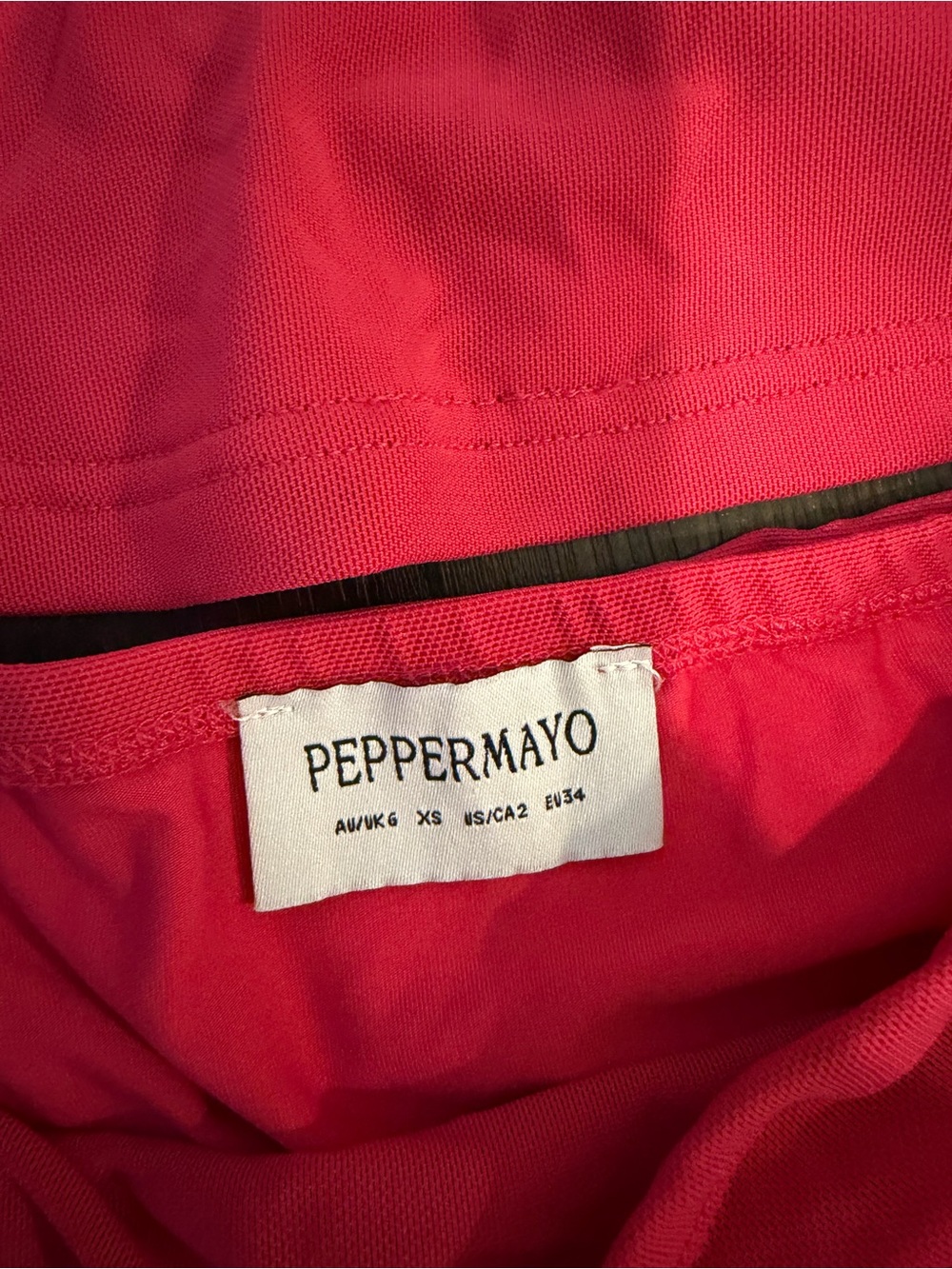 Peppermayo Berry Maxi skirt and top with Draped Front and Center Accent - Picture 6 of 7